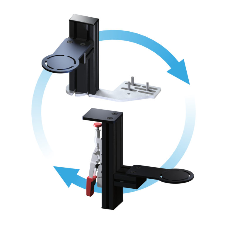 Chair/Rail Mount to Table Mount Conversion Kit